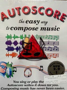 Vintage Autoscore Deluxe Version 2.0 Music Composition Software